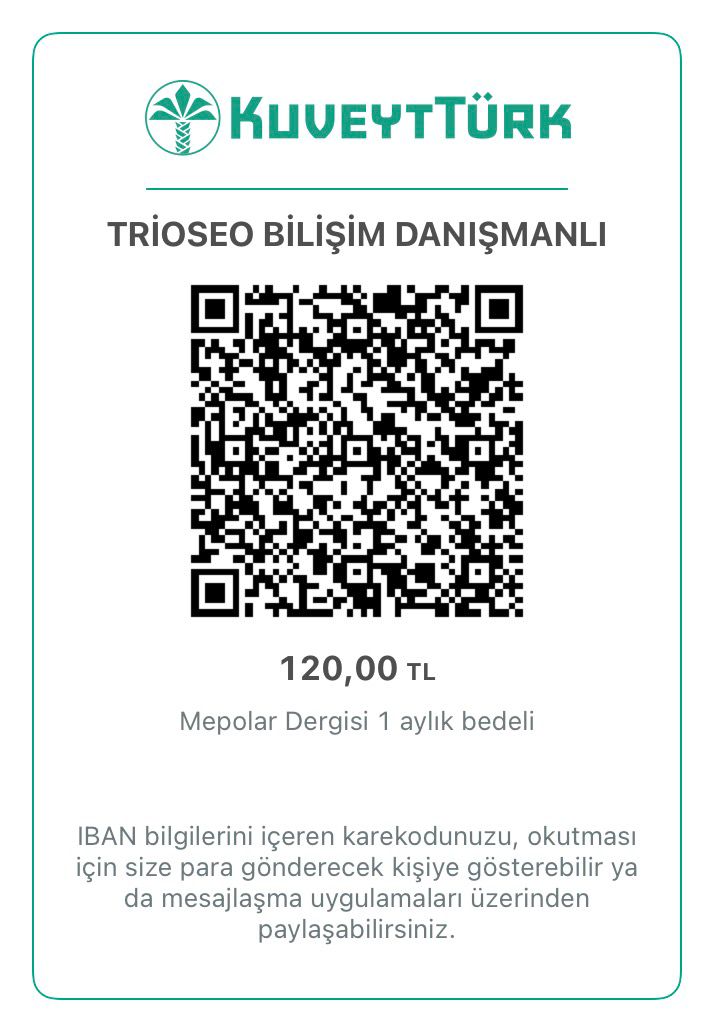 Ödeme QR Kodu